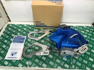 未使用中古品 安全帯 藤井電工 2丁掛 ツインランヤード TB-TRL-2-593-SRBT-BL4-M-BX 墜落抑止装置.安全工具.ITJM0W9ID8I0