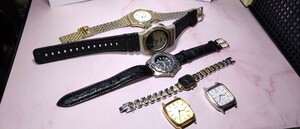 ALNARD CASIO　ALBA2個　SEIKO　SimpleTime　腕時計　6個まとめ　電池交換済み　稼働品　