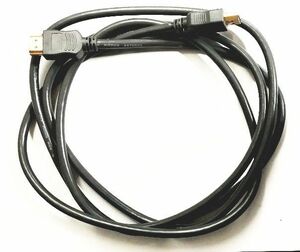 High Speed HDMI VW-1ケーブル 2m 金メッキ コード 径 約 6mm 色 濃いグレー 