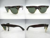 ▲▲中古品 レイバン RAY-BAN ウェイファーラーマックス WAYFARER MAX サングラス B＆L 黒系レンズ 本体ダークブラウン×ゴールド USED▲▲_画像2