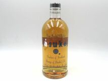 ☆未開栓 古酒 asuka アスカ スコッチウイスキー 特級 Fine Scotch Whisky 角川春樹事務所×小網 600ml 40% ロックグラス付き 箱無し_画像2