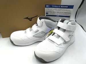 ^^ unused Mizuno safety shoes mizuo almighty ALMIGHTY LSⅡ21M 26.EEE model F1GA220001 white Pro tech tib sneakers ^^