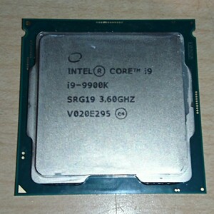 Intel Core i9 9900K LGA1151 CoffeeLake 動作確認品 (O42111)
