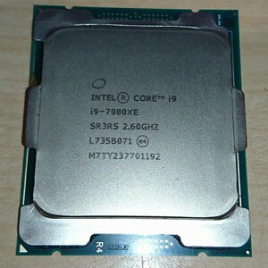 Intel Core i9 7980XE LGA2066 SkyLake-X operation verification goods (O42911)