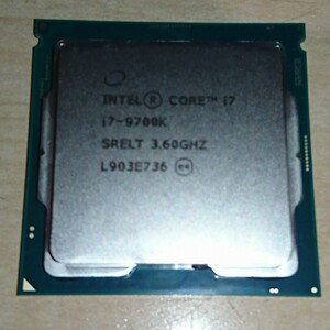 Intel Core i7 9700K LGA1151 CoffeeLake 動作確認品 (O51121)