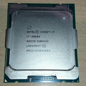 Intel Core i7 9800X LGA2066 SkyLake-X 動作確認品 (O51111)