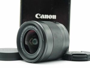 キャノン Canon EF-M 11-22mm F/4-5.6 IS STM AF lens 元箱 [美品] #Z1265A