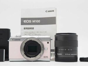 キャノン Canon EOS M100 Digital Camera Limited Pink 18-55mm [新品同様] #Z1325A