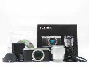 富士フィルム FUJIFILM X-A1 Silver Camera XC 16-50mm Lens 元箱 [美品] #Z1328A