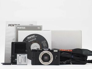 ペンタックス Pentax Q 12.4MP Digital Camera Black Body Only 元箱[新品同様] #Z1334A