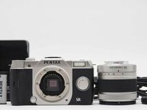 ペンタックス Pentax Q10 Silver 12.4MP Digital Camera 02 Lens [美品] #Z1355A_画像1