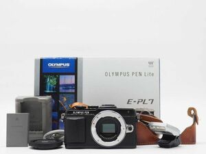 オリンパス Olympus Pen Lite E-PL7 Digital Camera Black 元箱 [新品同様] #Z1399A