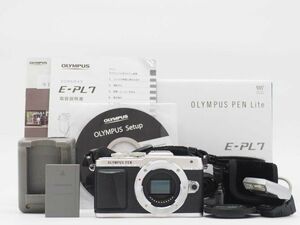 オリンパス Olympus Pen Lite E-PL7 Digital Camera Silver 元箱 [美品] #Z1449A