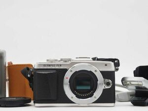 オリンパス Olympus Pen Lite E-PL7 16.0MP Digital Camera Silver [美品] #Z1474A