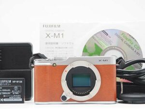 富士フィルム Fujifilm X-M1 Digital Camera Brown Body Only [美品] #Z1476A