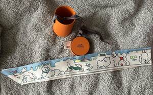 【新品未使用】エルメス ツイリー 24SS パリジャンの犬　スカーフ シルク HERMES