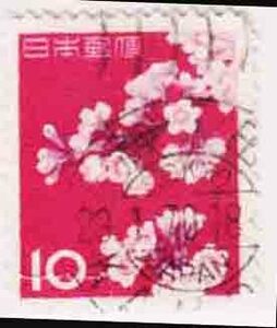 （０４１）日本切手・１０円桜・和欧文TOKYO・神田７０年