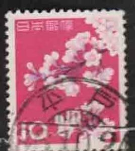 （１２３）日本切手・１０円桜・初年度けし・平戸３６・１０・２４