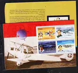 （４４０）外国切手・複葉機によるアイルランド航空先駆者