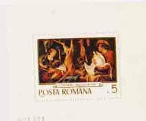 （４０３）外国切手・ルーマニア小型シート・１９７０年