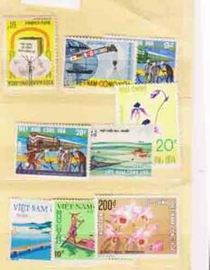 （００１）外国切手・ベトナム記念・１０種未使用
