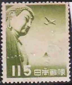 （５６１）日本切手・１１５円大仏航空未使用・カタログ５００円