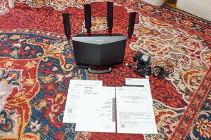  Buffalo BUFFALO WXR-5700AX7S 10G LAN беспроводной LAN маршрутизатор беспроводной LAN маршрутизатор Wi-Fi рабочее состояние подтверждено 1 иен ~