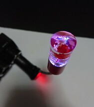 【水中花マニア必見】水中花シガープラグフレキイルミネーション（12v用）7色LED ON、OFFスイッチ付　グラデーション　/デコトラ　レトロ☆_画像8