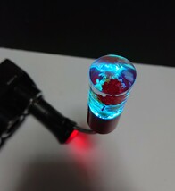 【水中花マニア必見】水中花シガープラグフレキイルミネーション（12v用）7色LED ON、OFFスイッチ付　グラデーション　/デコトラ　レトロ☆_画像4