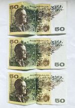  ◆旧紙幣 古紙幣 オーストラリアドル アンティーク コレクション◆ 外国の紙幣 世界 _画像2