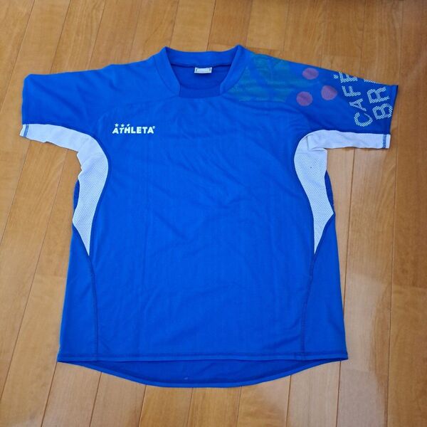 ATHLETAサッカー Tシャツ 青 半袖