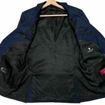 美麗品◎40Lサイズ!!ブラックレーベルクレストブリッジ【最高級 御幸毛織使用】BLACK LABEL CRESTBRIDGE テーラード ジャケット◎メンズ_画像6