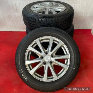 (商品番号686)Aphrodite15インチ社外アルミホイール ・185/65R15 Bridgestoneタイヤ4本セット。 製造年式　2020年 バリ山 