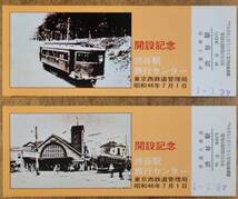 「渋谷駅旅行センター 開設」記念入場券(5枚組)*日付46.7.1　1971,東京西鉄道管理局_画像2