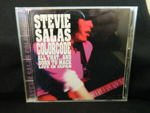 (48)　 STEVIE SALAS COLORCODE　　/　ALL THAT ．．．AND ～　 　日本盤　 　 ジャケ、日本語解説 経年の汚れあり