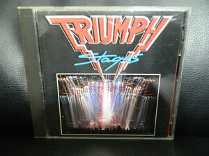 (32)　 TRIUMPH　　/　 STAGES　　　 　輸入盤　 　 ジャケ、経年の汚れあり