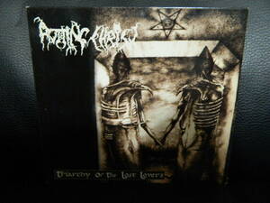 (15) ROTTING CHRIST / triarchy of the lost lovers foreign record paper jacket scratch, dirt equipped 