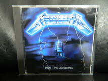 (19)　 METALLICA 　　/　　 RIDE THE LIGHTNING　　 　日本盤　 　ジャケ、経年の汚れあり_画像1