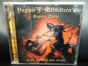 (40)　 YNGWIE J.MALMSTEE 　　/　 WAR TO END ALL WARS　　　 　日本盤　 　 ジャケ、日本語解説 経年の汚れあり