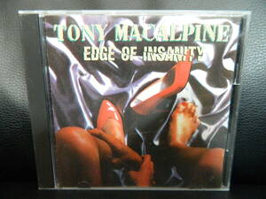 (41)　 TONY MACALPINE　　/　 　EDGE OF INSANITY　　　 　日本盤　 　 ジャケ、経年の汚れあり
