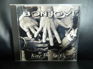 (7)　 BON JOVI　　/ 　Keep The Faith　 　日本盤　 　 ジャケ、経年の汚れあり　　