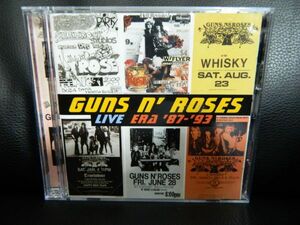 (7)　 GUNS N' ROSES　　　/　　LIVE ERA ’87　－ '93 輸入盤　　2枚組　　ジャケ、 経年汚れあり　
