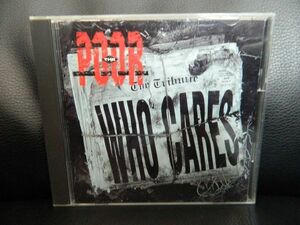 (17)　 THE POOR　　/　　WHO CARES　　　日本盤　　ジャケ、経年の汚れあり　　