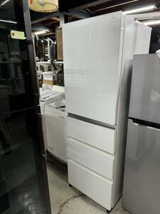  used AQUA refrigerator AQR-VZ46JL left opening 2020 year made 458L 4-door .... vegetable . automatic ice maker aqua * ( receipt limitation (pick up) )