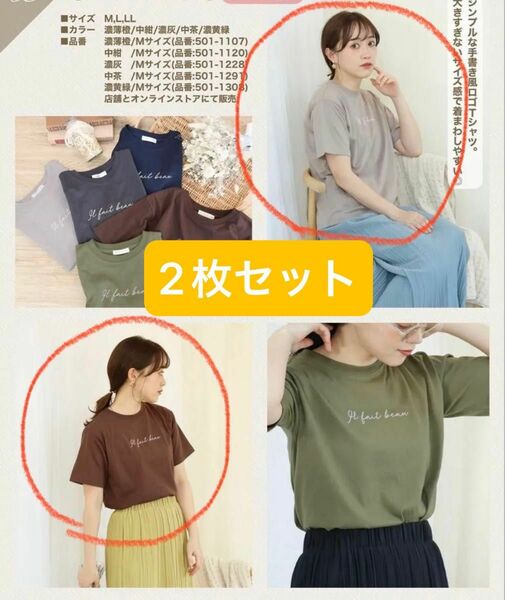 terawear emu 半袖Tシャツ　2点セット