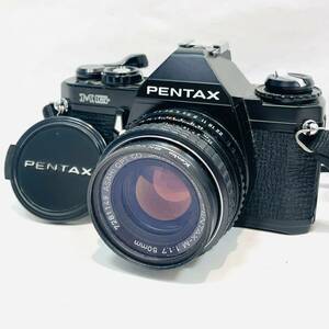 【B14444】PENTAX ペンタックス MG 一眼レフ フイルムカメラ SMC PENTAX-M 1:1.7 50mm Kenko SKYLIGHT ASAHI アサヒ JAPAN 日本 動作未確認