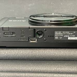 【B14625CK】外装美品 SONY ソニー Cyber-shot サイバーショット DSC-WX300 コンパクトデジタルカメラ ブラック 簡易動作確認済みの画像6