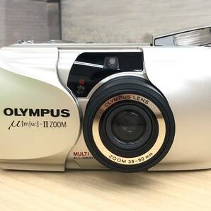 【E2252AY】OLYMPUS オリンパス μ [mju:]ー II ミューⅡ ZOOM OLYMPUS LENS 38-80mm 動作確認済 フィルムカメラの画像3