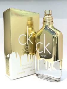 【F1036AY】ほぼ満量 CALVIN KLEIN カルバンクライン CK ONE GOLD シーケー ワン ゴールド EDT・SP 100ml 香水