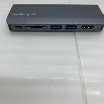 （513-18）中古品 ドッキングステーションDKT30CSDHPD3(USBx2、TypeC、SDカードスロット、HDMI、有線LAN)_画像3